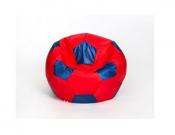 Кресло-мешок Мяч малый красно-синее в Красноуральске - krasnouralsk.mebel-74.com | фото