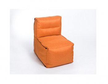 Модульное кресло Комфорт Колор прямое оранжевое в Красноуральске - krasnouralsk.mebel-74.com | фото