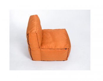 Модульное кресло Комфорт Колор прямое оранжевое в Красноуральске - krasnouralsk.mebel-74.com | фото