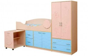Набор мебели для детской Юниор -12.2 (700*1860) МДФ матовый в Красноуральске - krasnouralsk.mebel-74.com | фото