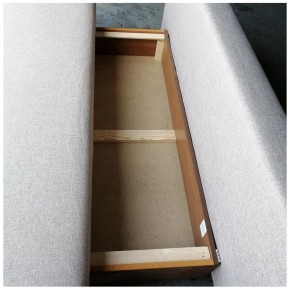 Диван-кровать Комфорт без подлокотников BALTIC BITTER (2 подушки) в Красноуральске - krasnouralsk.mebel-74.com | фото