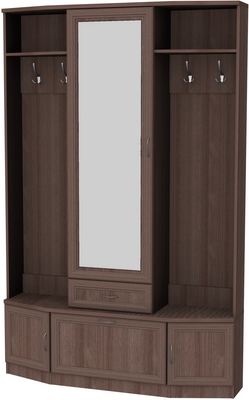 Шкаф для прихожей с зеркалом арт.600 в Красноуральске - krasnouralsk.mebel-74.com | фото