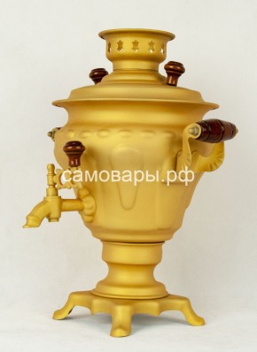 Электрический самовар "Русское золото" матовая груша на 2 литра (Ограниченная серия) в Красноуральске - krasnouralsk.mebel-74.com | фото