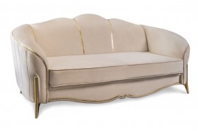 Комплект мягкой мебели Lara 3-1-1 с раскладным механизмом (бежевый/золото) в Красноуральске - krasnouralsk.mebel-74.com | фото
