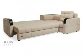 Комплект мягкой мебели Остин Garcia Ivory (Рогожка) Угловой + 1 кресло в Красноуральске - krasnouralsk.mebel-74.com | фото