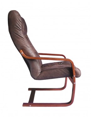 Кресло для отдыха (пружинка) Магнат 102-З-Ш замша ШОКОЛАД в Красноуральске - krasnouralsk.mebel-74.com | фото