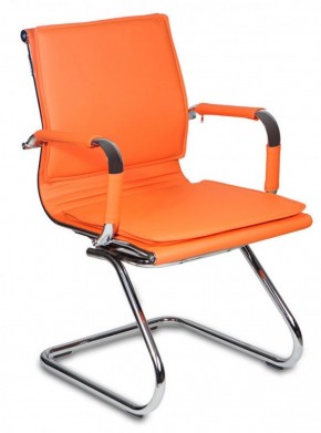 Кресло для посетителя Бюрократ CH-993-Low-V/orange оранжевый в Красноуральске - krasnouralsk.mebel-74.com | фото
