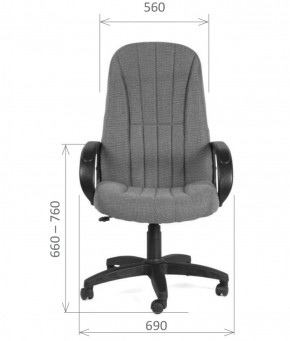 Кресло для руководителя  CHAIRMAN 685 СТ (ткань стандарт 10-356 черная) в Красноуральске - krasnouralsk.mebel-74.com | фото