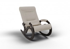 Кресло-качалка Вилла 11-Т-Ш (ткань/венге) ШОКОЛАД в Красноуральске - krasnouralsk.mebel-74.com | фото