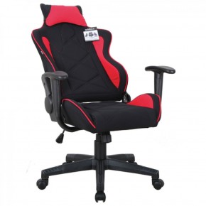 Кресло компьютерное BRABIX GT Racer GM-101 + подушка (ткань) черное/красное (531820) в Красноуральске - krasnouralsk.mebel-74.com | фото