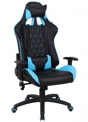 Кресло компьютерное BRABIX "GT Master GM-110" (черное/голубое) 531928 в Красноуральске - krasnouralsk.mebel-74.com | фото