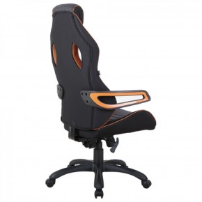 Кресло компьютерное BRABIX Techno Pro GM-003 (ткань черное/серое, вставки оранжевые) 531813 в Красноуральске - krasnouralsk.mebel-74.com | фото