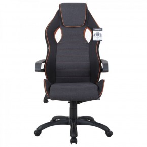 Кресло компьютерное BRABIX Techno Pro GM-003 (ткань черное/серое, вставки оранжевые) 531813 в Красноуральске - krasnouralsk.mebel-74.com | фото