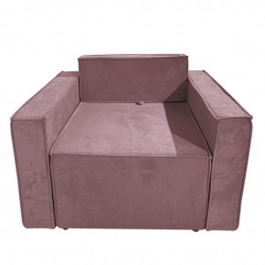 Кресло-кровать Принц КК1-ВР (велюр розовый) в Красноуральске - krasnouralsk.mebel-74.com | фото