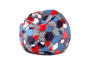 Кресло-мешок Мяч M (Geometry Slate) в Красноуральске - krasnouralsk.mebel-74.com | фото