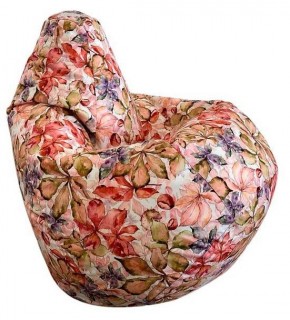 Кресло-мешок Цветы L в Красноуральске - krasnouralsk.mebel-74.com | фото