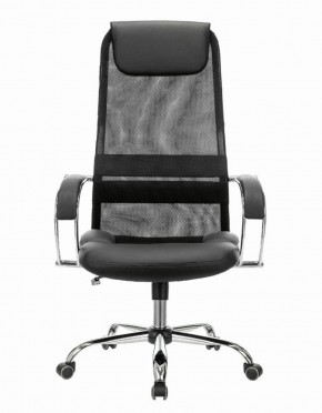 Кресло офисное BRABIX PREMIUM "Stalker EX-608 CH" (хром, ткань-сетка/кожзам, черное) 532091 в Красноуральске - krasnouralsk.mebel-74.com | фото