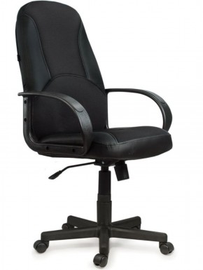 Кресло офисное BRABIX "City EX-512" (кожзам черный, ткань черная) 531407 в Красноуральске - krasnouralsk.mebel-74.com | фото