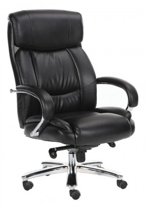 Кресло офисное BRABIX "Direct EX-580" (хром/рециклированная кожа/черное) 531824 в Красноуральске - krasnouralsk.mebel-74.com | фото