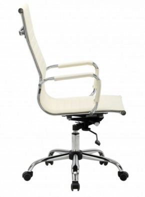 Кресло офисное BRABIX "Energy EX-509" (экокожа, хром, бежевое) 531166 в Красноуральске - krasnouralsk.mebel-74.com | фото