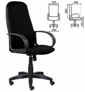 Кресло офисное BRABIX "Praktik EX-279" (ткань/кожзам, черное) 532017 в Красноуральске - krasnouralsk.mebel-74.com | фото