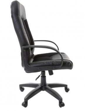 Кресло офисное BRABIX "Strike EX-525" (экокожа черная, ткань черная) 531381 в Красноуральске - krasnouralsk.mebel-74.com | фото