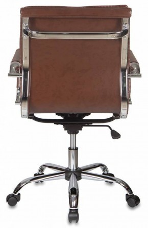 Кресло руководителя Бюрократ CH-993-LOW/BROWN коричневый в Красноуральске - krasnouralsk.mebel-74.com | фото