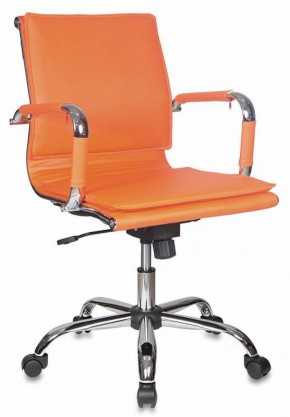 Кресло руководителя Бюрократ CH-993-LOW/ORANGE оранжевый в Красноуральске - krasnouralsk.mebel-74.com | фото