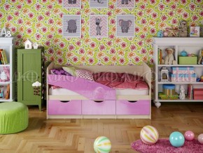 Кровать Бабочки (Сиреневый металлик) 1600 в Красноуральске - krasnouralsk.mebel-74.com | фото