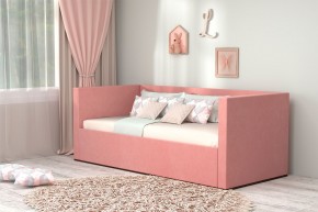 Кровать с ПМ (арт.030) (с/м 900*2000мм) (б/матр), ткань розовая в Красноуральске - krasnouralsk.mebel-74.com | фото