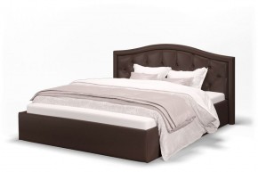 Кровать Стелла 1400*2000 + ПМ (Лесмо brown) коричневый в Красноуральске - krasnouralsk.mebel-74.com | фото