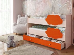 Кровать выкатная Соник на щитах (800*1600) с бортиком + ящик в Красноуральске - krasnouralsk.mebel-74.com | фото