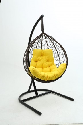 Подвесное кресло Бароло (коричневый/желтый) в Красноуральске - krasnouralsk.mebel-74.com | фото