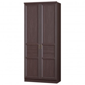 Шкаф для одежды 2-дверный Лира №56 Дуб нортон темный в Красноуральске - krasnouralsk.mebel-74.com | фото