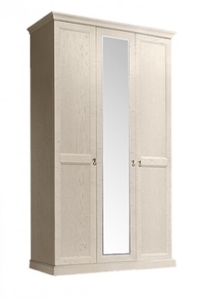 Шкаф 3-х дверный (с зеркалом) для платья и белья Венеция дуб седан (ВНШ1/3) в Красноуральске - krasnouralsk.mebel-74.com | фото