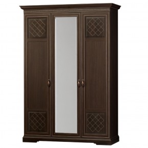 Шкаф для одежды 3-дверный №800 Парма Дуб нортон темный в Красноуральске - krasnouralsk.mebel-74.com | фото