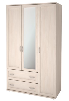 Шкаф для одежды 3-х дверный Ника-Люкс 18 в Красноуральске - krasnouralsk.mebel-74.com | фото