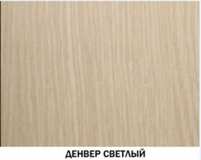 Шкаф для одежды №609 "Инна" Денвер светлый (*без полок) в Красноуральске - krasnouralsk.mebel-74.com | фото