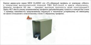 Шкаф-купе 1500 серии NEW CLASSIC K6Z+K6+B2+PL3 (2 ящика+2 штанги) профиль «Капучино» в Красноуральске - krasnouralsk.mebel-74.com | фото