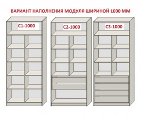 Шкаф распашной серия «ЗЕВС» (PL3/С1/PL2) в Красноуральске - krasnouralsk.mebel-74.com | фото