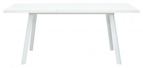 Стол ФИН 120 Белый, стекло/ Белый каркас М-City в Красноуральске - krasnouralsk.mebel-74.com | фото