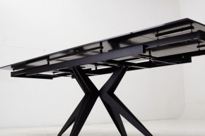 Стол FORIO 160 MATT BLACK MARBLE SOLID CERAMIC / BLACK, ®DISAUR в Красноуральске - krasnouralsk.mebel-74.com | фото