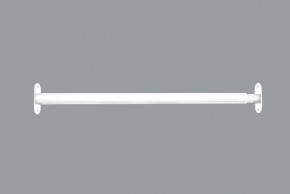 Турник-перекладина раздвиж 600-750мм цв.белый в Красноуральске - krasnouralsk.mebel-74.com | фото